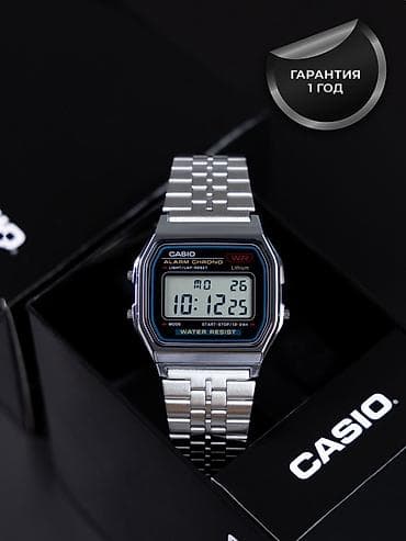 Наручные часы: Классические часы часы, Casio, Япония, Водонепроницаемые, Секундомер, Таймер, Унисекс, Новый — 3