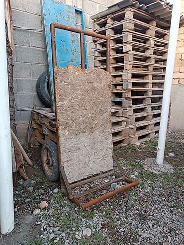 форма военный: Тележка для груза большая. Состояние среднее глубоких ржавчины нет — 1