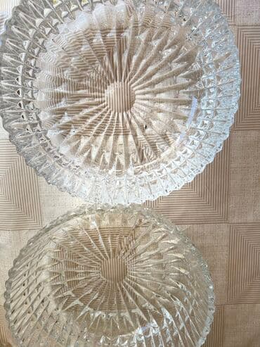 стоимость фарфоровых статуэток: Хрусталь 2 шт ! НОВОЕ ДИАМЕТР 24 см Адрес ул Советская / Бокомбаева — 4