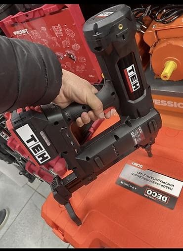 мебельный степлер: Аккумуляторный гвоздезабиватель TEH LGN40-1B - Тип: бесщеточный — 3