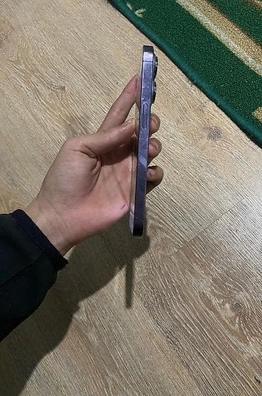 iphone 15 реплика: IPhone 14 Pro, Б/у, 128 ГБ, Deep Purple, Чехол, 80 % — 6