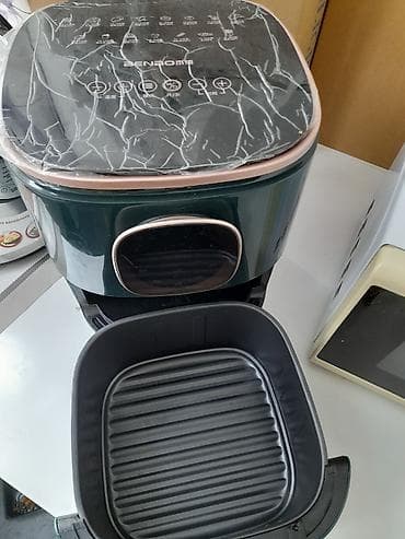 iphon 8 plus: Аэрогриль (фритюрница без масла) BENBO - Вместительная чаша-корзина — 6