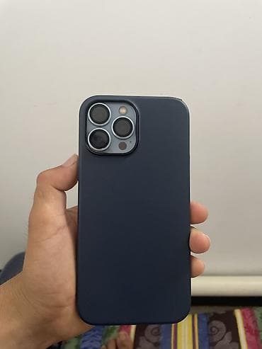 face id: IPhone 13 Pro Max, 128 ГБ, Голубой, Чехол, 79 % — 5
