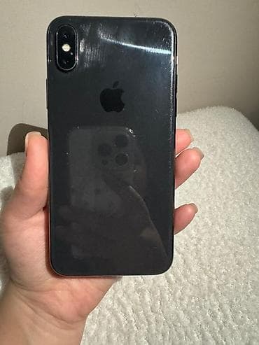 IPhone X, Б/у, 64 ГБ, Space Gray, 100 %