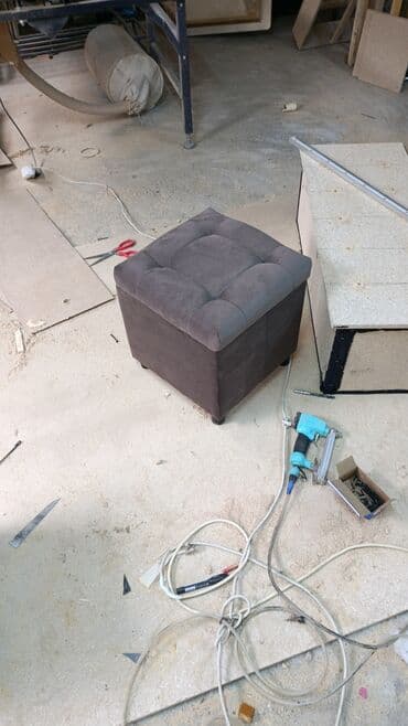 купить кресло кровать в бишкеке: Пуф-банкетка с отделением для хранения - Компактный кубический пуф со — 4