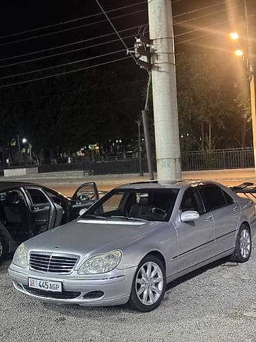 ош транспорт: Mercedes-Benz S-Class: 2002 г., 5 л, Автомат, Бензин, Седан — 6