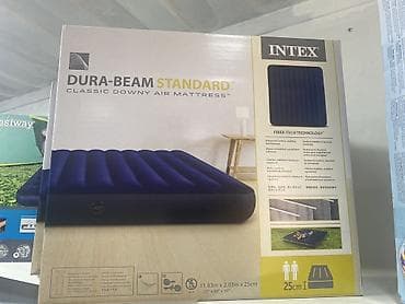 Надувной матрас, Двуспальный, Intex, длина - 203 см