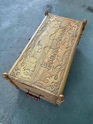 сундуки для приданого: Сундук, Б/у, Другое назначение, Дерево, Самовывоз, цвет - Коричневый — 2