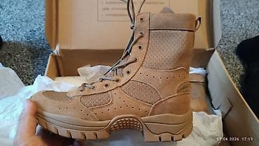 обувь для гор: Тактические ботинки (цвет койот/песочный) - Высокие берцы с — 2