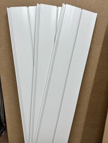 Эконом панели пластиковые (разборные) Размеры:1200×250мм Цвет белый