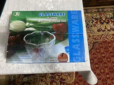 Набор стеклянных пиал Huazhizun, 6 штук - Материал: прозрачное