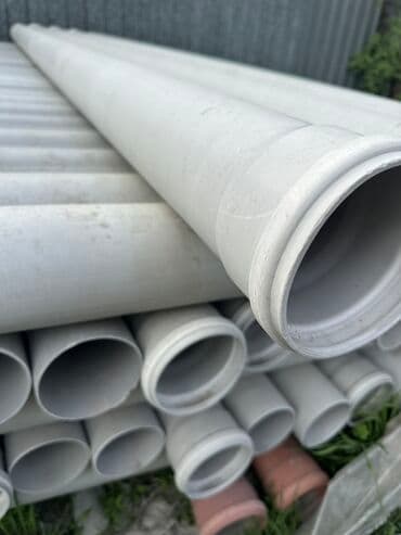 пластиковые цистерны: Труба для канализации Материал: Пластик, Диаметр: 100 мм, Толщина стенки: 3 мм — 3