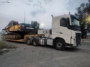 Негабаритные и тяжеловесные автоперевозки на низкорамном трале -