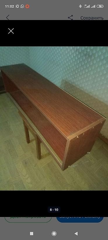 кухонный шкаф настенный: Настенный шкаф с раздвижными дверцами. И две книжные полкикаждая по — 4