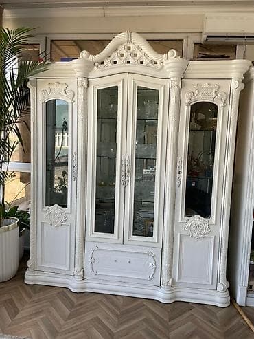 шкафты для посуды: Буфет, Б/у, Без мойки, Дерево — 7