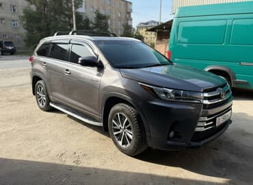обмен на авто с доплатой: Toyota Highlander: 2018 г., 3.5 л, Автомат, Гибрид, Кроссовер — 1