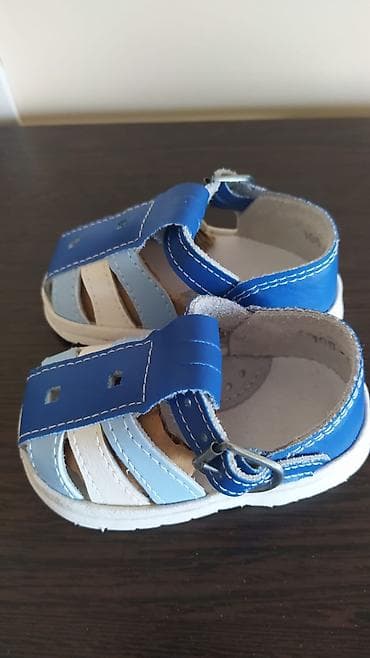 Детская обувь: Детские кожаные сандалии - Размер: ориентировочно для малышей (см — 1