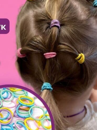 часы для девочек: Модные резинки для волос для женщин и девочек, микс - 100 шт — 2