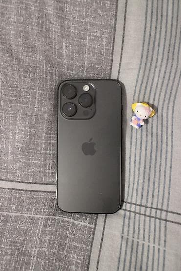 iphone 14 pro: IPhone 14 Pro, Б/у, 256 ГБ, Черный, Защитное стекло, Чехол, 86 % — 3