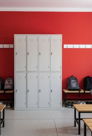 Шкаф для раздевалки, Новый, Железо at lalafo.kg Шкаф для раздевалки, Новый, Железо