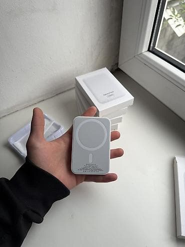 magsafe powerbank: MagSafe магнитный беспроводной внешний аккумулятор - Компактный — 3