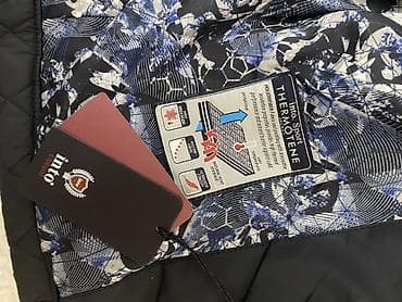 эркектердин бут кийими: Стёганая мужская куртка INTO, размер M. - Цвет: тёмно-синий (navy) - — 5