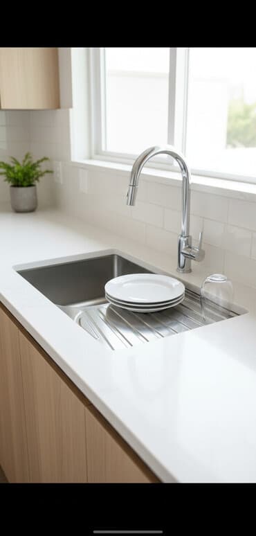 мойка с тумбой: Раковина мойка для кухни новая 50/80см район Карвен — 1