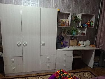 Детская гарнитура, Б/у, Для девочки, цвет - Серый