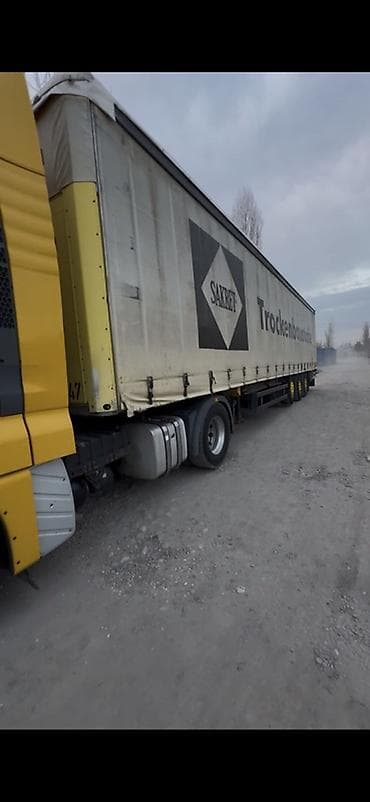 тягачи актрос: Тягач, MAN, 2005 г., Тентованный — 4