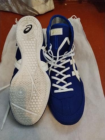 муай тай шорты: Мужские кроссовки, 42, Asics, Новый, цвет - Синий, Самовывоз — 3