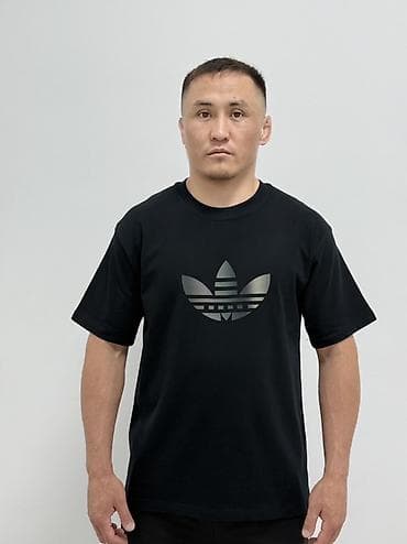 б у adidas: Мужская футболка, M, L, XL, Adidas, Новый, цвет - Белый, Самовывоз, Бесплатная доставка, Платная доставка — 1