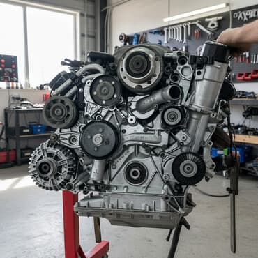 двуспальная кровать с подъемным механизмом: Двигатель V8 BiTurbo Mercedes-Benz (семейство M278/M157) Описание: - — 1