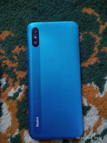 Redmi, Redmi 9A, Б/у, 64 ГБ, цвет - Голубой