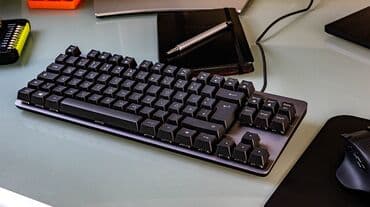 logitech mx keys: Клавиатура, Logitech, Механическая, Проводное подключение, Размер: 80% — 4