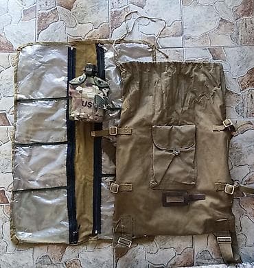 банный сумка: Дорожная сумка, Материал: Брезент, Унисекс — 1