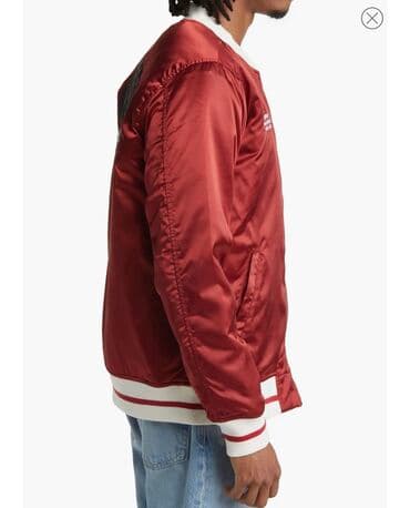 куртки италия: CATERPILLAR. Университетская атласная куртка Illinois. Создайте — 3