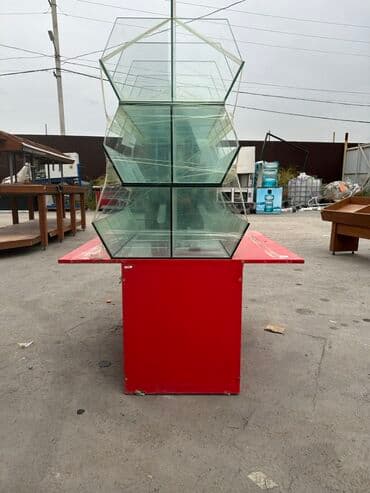 винтажная мебель: Витрина Для овощей и фруктов, С ящиками, 190 см * 90 см * 100 см, Б/у — 3