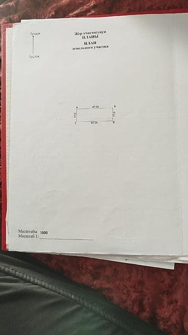 продаю дом киргизия 1: 8 соток, Для строительства, Красная книга, Тех паспорт, Договор купли-продажи — 3