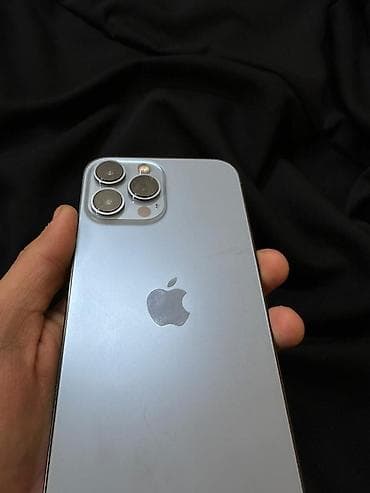 iphone xz: IPhone 13 Pro Max, Б/у, 128 ГБ, Sierra Blue, Зарядное устройство, 85 % — 3