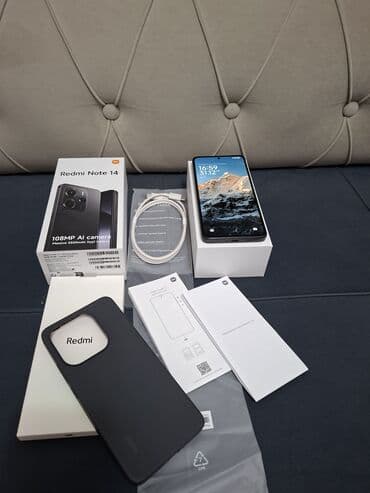 xiaomi новые наушники: Redmi, Redmi Note 14, Новый, цвет - Черный — 3