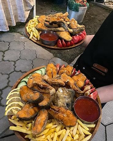 Ассорти для большой компании: восточная кухня - Большие многоярусные