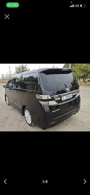 v klass: Toyota Vellfire: 2008 г., 3.5 л, Автомат, Бензин, Минивэн — 6