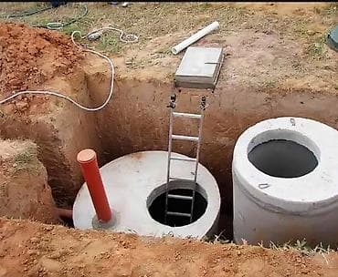 санта: Копаем водопровод канализация септик, врезка в водопровод центральная — 2