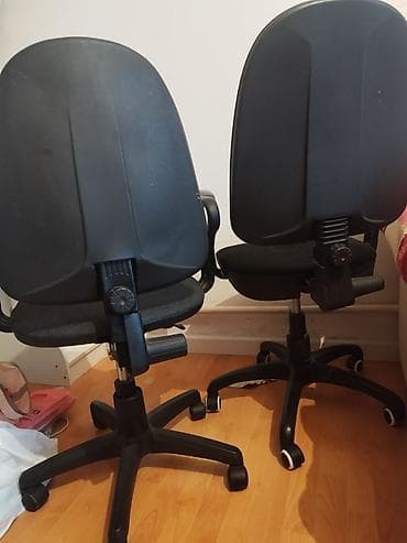 стулья отдам: Офисное кресло, С колесиками, цвет - Серый — 2