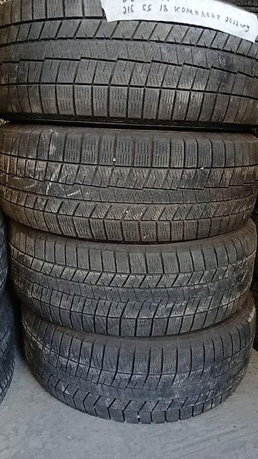 215 55 r18: Шины 215 / 55 / R 18, Зима, Б/у, Комплект, Легковые, Япония, Dunlop — 1