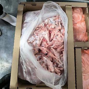 Куриные лапы, пищевые - Тип продукта: куриные лапы без перьев и