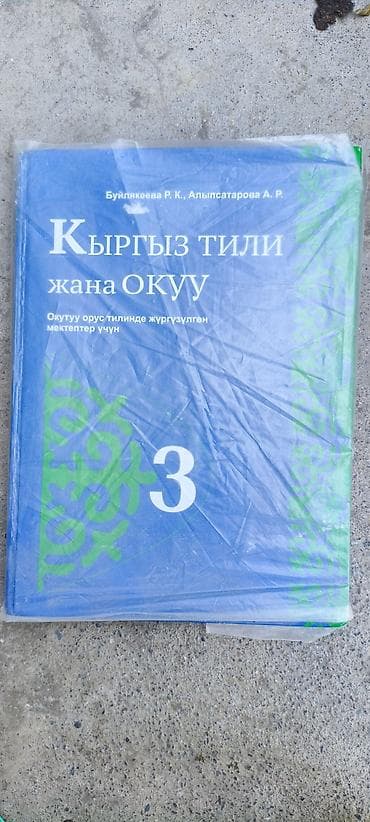 Подборка старых школьных книг по русскому, кыргызскому, английскому — 9