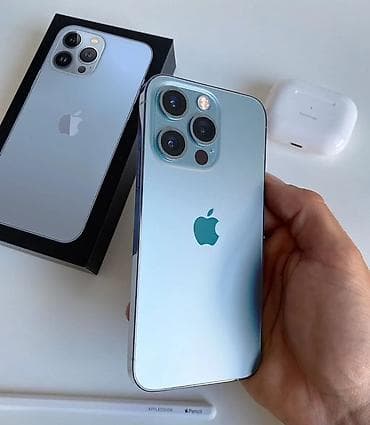 IPhone 13 Pro, 128 ГБ, Sierra Blue, Коробка, 87 %