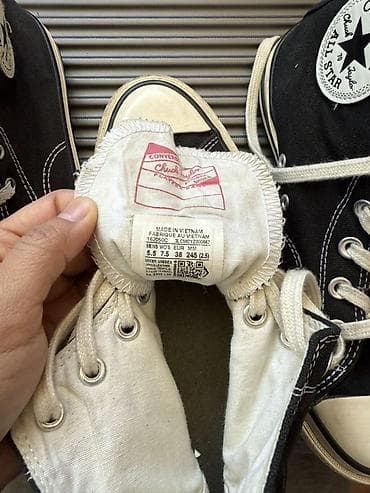 ботасы с роликами: Мужские кроссовки, 38, Converse, Б/у, цвет - Черный — 3