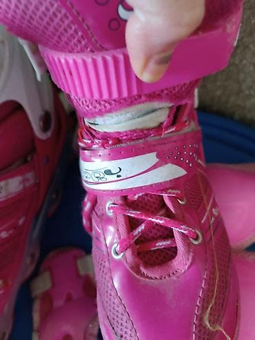 ролик: Роллики б/у размер 32 -34 регулируеться 1200, скейт 1000, вторые — 3